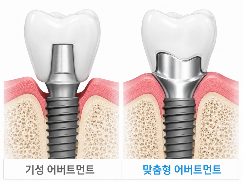 기성 어버트먼트와 맞춤형 어버트먼트 비교